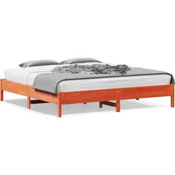 Postel zahrada-XL Postel bez matrace voskově hnědá 180 x 200 cm masivní borovice 842689