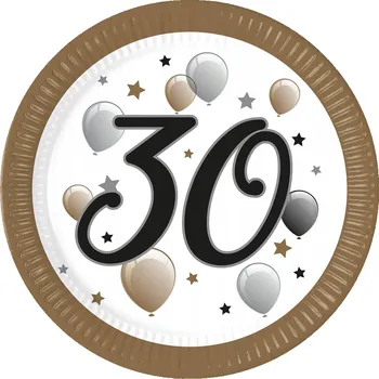 Party nádobí Talířky Procos Balónky 23 cm 8 ks