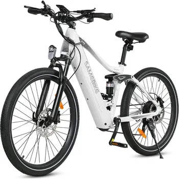 SAMEBIKE Elektrokolo Samebike XD26-II 26palcová 48V 14Ah baterie BÍLÁ 2025