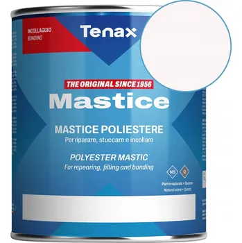 Průmyslové lepidlo Tenax Solido polyesterové lepidlo husté 1L bílý tmel na kámen bianco