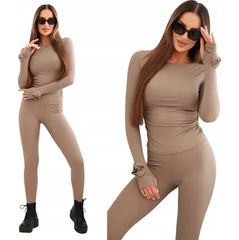 Dámská halenka Kesi dámský komplet béžový petite (pro menší postavy) univerzální velikost