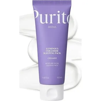 PURITO| Dermide CICA Barrier Sleeping Pack 2.7 fl.oz/80 ml Ceramidy a pupečník, noční krém, citlivý