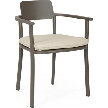 BIZZOTTO Zahradní židle MAKENA kakaová 0660543