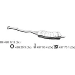 Zadní tlumič výfuku ERNST 283069