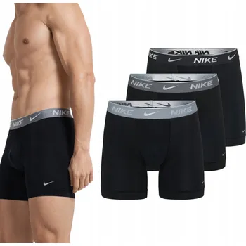 NIKE PÁNSKÉ BOXERKY SLIPY TRUNK 3KS BOXER BRIEF ČERNÉ vel.M