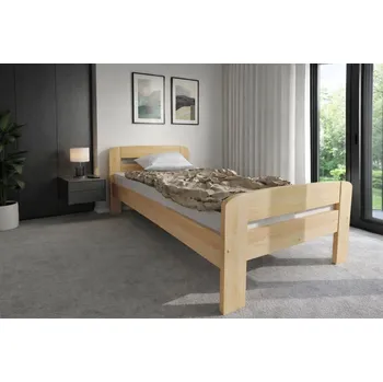 Postel Postel z masivu borovice Bohdana 80x200 cm + rošt ZDARMA