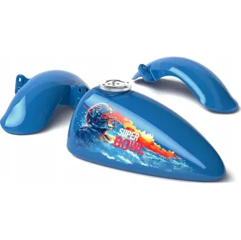 Palivová nádrž Palivová nádrž a blatníky pro motocykl Hyper Gogo Cruiser - modré