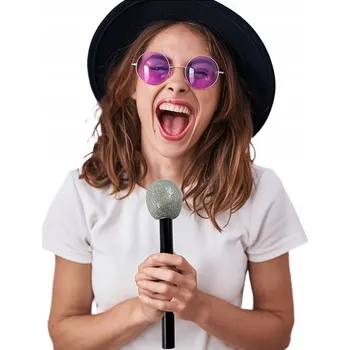 Mikrofon Mikrofon Godan stříbrný 26 cm