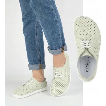 Dámská obuv BAREFOOT Dámské minimalistické prodyšné boty 1288POL zelené 37