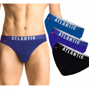 Slipy Pánské slipy 3-BALENÍ slipy ATLANTIC 3MP-094 - XL