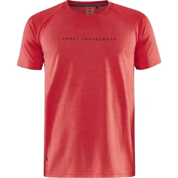 cyklistický dres Craft Gravel dres pánský červená 419200, XL