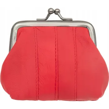 Peněženka Kaletnik peněženka z pravé lícové kůže červená - dámská