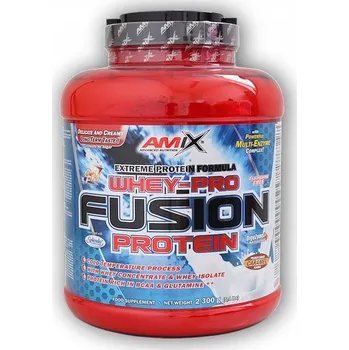 Protein PROTEIN jahoda AMIX WHEY PURE FUSION 2,3kg Protein WPC WPI