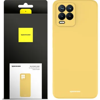 Pouzdro na mobilní telefon Zadní Kryt Spacecase pro realme, 8 Pro, žlutý