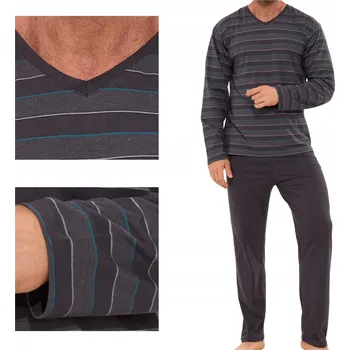 Pánské pyžamo Cornette Pánské pyžamo Various 139/48 s dlouhým rukávem, velikost XXL