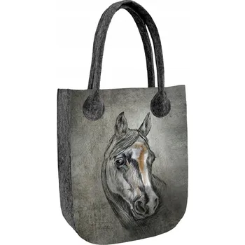 Kabelka Bertoni shopper kabelka plst vícebarevná