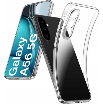 Pouzdro na mobilní telefon Pouzdro Průhledné 2 mm pro Samsung Galaxy A56 2MM [Clear, Ostrov] + Sklo 9h