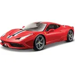 Bburago - RACE+PLAY, Ferrari 458 Speciale, červená, 1:18 - VÝPRODEJ