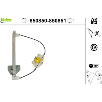 Stahovačka okna Zvedací zařízení oken VALEO 850850