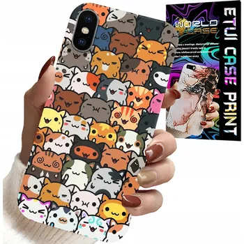 Pouzdro na mobilní telefon POUZDRO PRO IPHONE X / XS - ZADNÍ KRYT S ROZTOMILÝMI KOČIČKAMI, KOČKAMI, KRYT