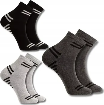 3x PÁNSKÉ ponožky, ponožky 3/4 ke kotníku MORAJ 39-42