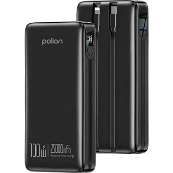 Powerbanka Powerbanka 25000mAh 100W 2xUSB-C USB-A PD3.0 QC3.0 LED rychlé nabíjení