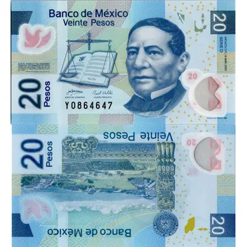 Bankovka Mexiko, 2007, serie Y, 20 peso, Pi. 122y, N/UNC