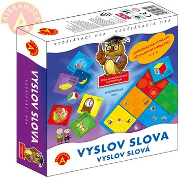 Desková hra ALEXANDER Hra Vyslov slova didaktická logopedická *SPOLEČENSKÉ HRY* 29000374