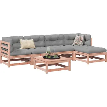 Zahradní lavice zahrada-XL 6dílná zahradní sedací souprava masivní dřevo douglasky 3299399