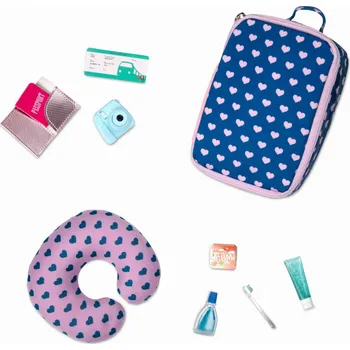 Doplněk pro panenku Cestovní sada doplňků pro panenku Our Generation, 10 dílů