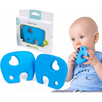 GiliGums Silikonové kousátko slon