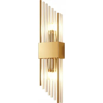 Nástěnné svítidlo Nástěnné svítidlo Iluminar zlaté kovové 2x G9 35 cm moderní