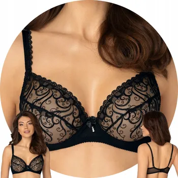 Podprsenka RÓŻA Anuk Podprsenka měkká SOFT ČERNÁ 70D