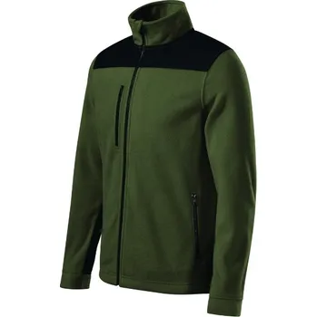 Pánská mikina MALFINI Effect 530 Fleece unisex - L military 69 (brand label)