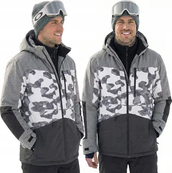 PÁNSKÁ LYŽAŘSKÁ ZIMNÍ BUNDA NA SVAH, KAŽDODENNÍ, TEPLÁ, 3 BARVY M