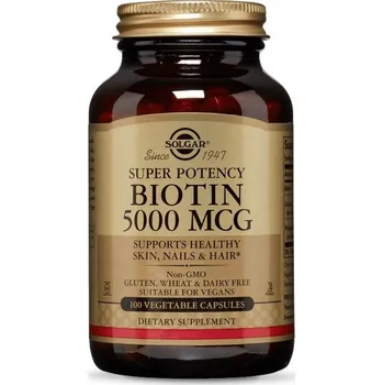 Doplněk stravy Solgar biotin 5000 mcg kapsle 100 ks