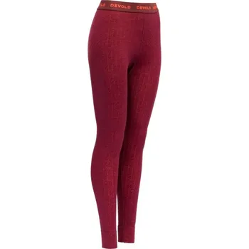 Dámské termo spodní prádlo Devold DUO ACTIVE WOMAN LONG JOHNS beetroot