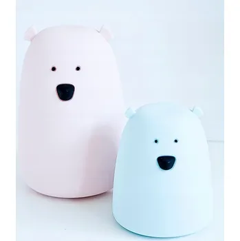 Lampička Noční lampa Rabbit & Friends modrá