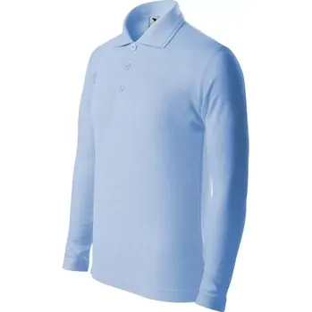 Dívčí oblečení Dětská polokošile Pique LS (modrá) 122 cm/6 let