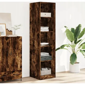 Šatní skříň Skříň, kouřový dub, 50x50x200 cm, materiál: dřevotříska