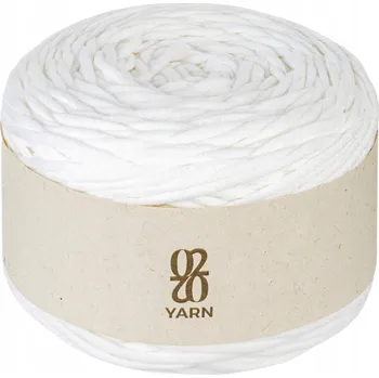 Příze Příze 55% bavlna Bílá 50g 110m na háčkování čepic a šál