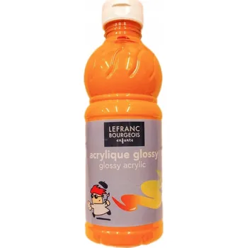 Vodová barva Akrylové barvy Lefranc oranžová 1 ks 500 ml