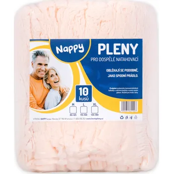 Inkontinenční kalhotky Nappy Inkontinenční kalhotky navlékací M 10ks, růžové