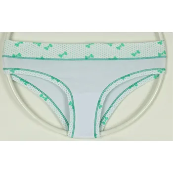 Kalhotky GOLD LINES Bavlněné kalhotky vzor 477 Velikost: M, Barva: zelená