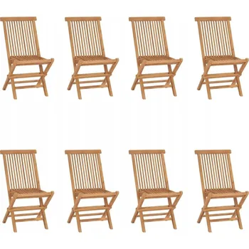 Zahradní židle VidaXL dřevěná hnědá