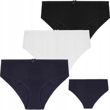 Kalhotky Kalhotky Kalhotky Dámské bavlněné 3-balení MORAJ XL