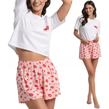 Dámské pyžamo Moraj dámské pyžamo bavlna růžové velikost XXL