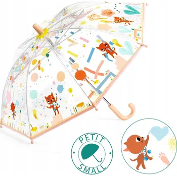 Deštník Djeco Deštník pro děti KOTEK mini S - Kočka
