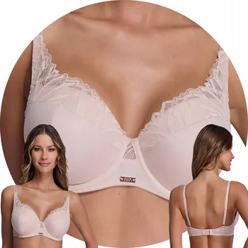 Podprsenka Ava podprsenka s kosticemi, vyztužená, béžová, velikost 95D