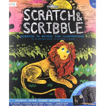 Obraz OOLY STÍRACÍ OBRÁZKY - BAREVNÉ SAFARI